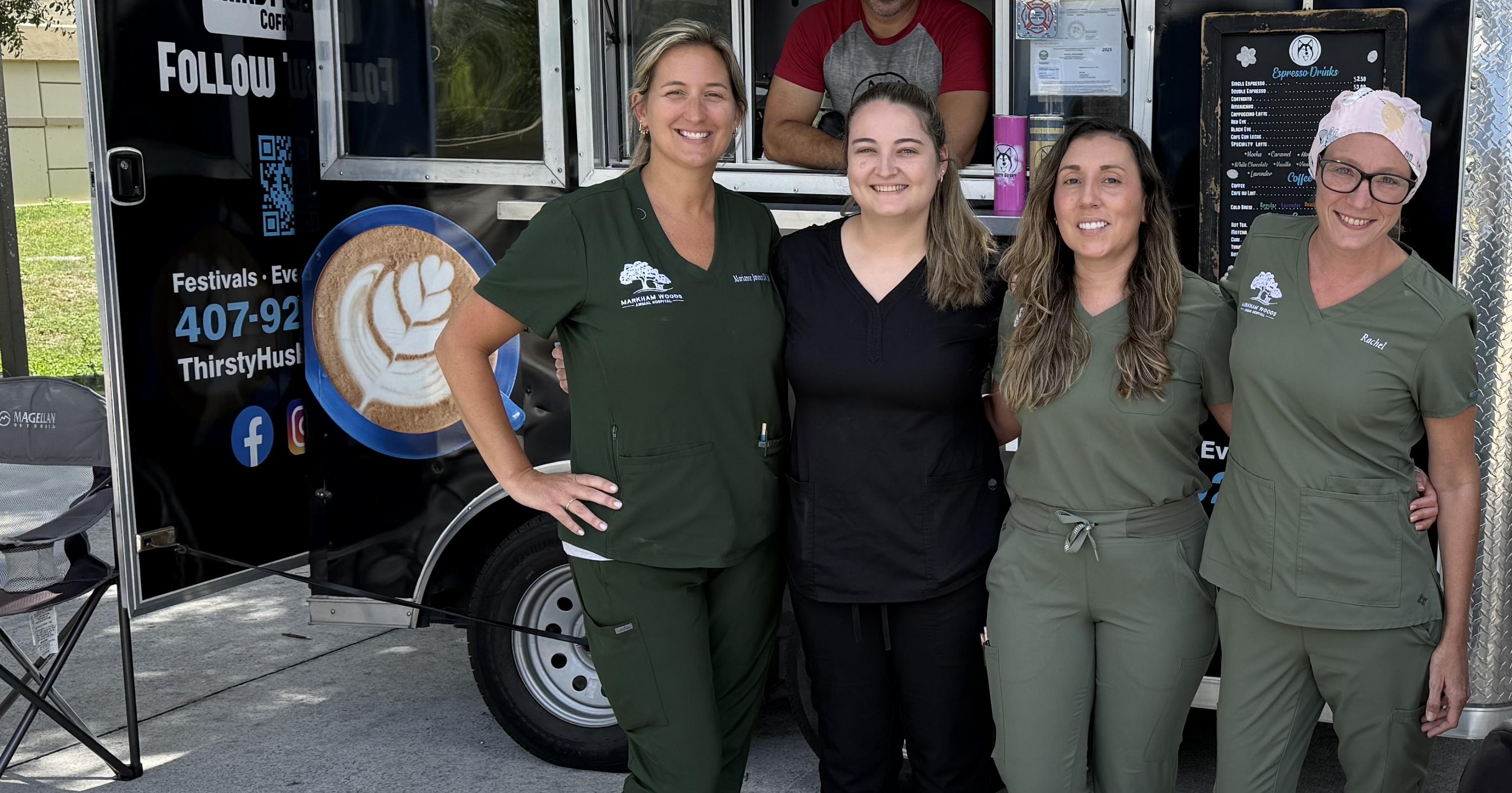 Team Coffee Break at Markham Woods Animal Hospital