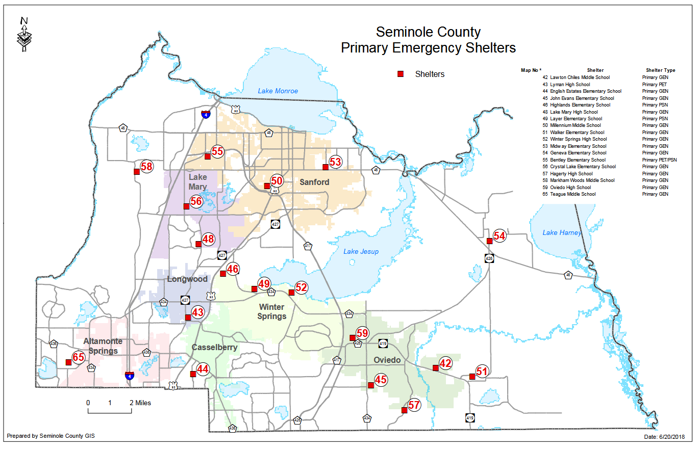 Seminole County Storm Shelters